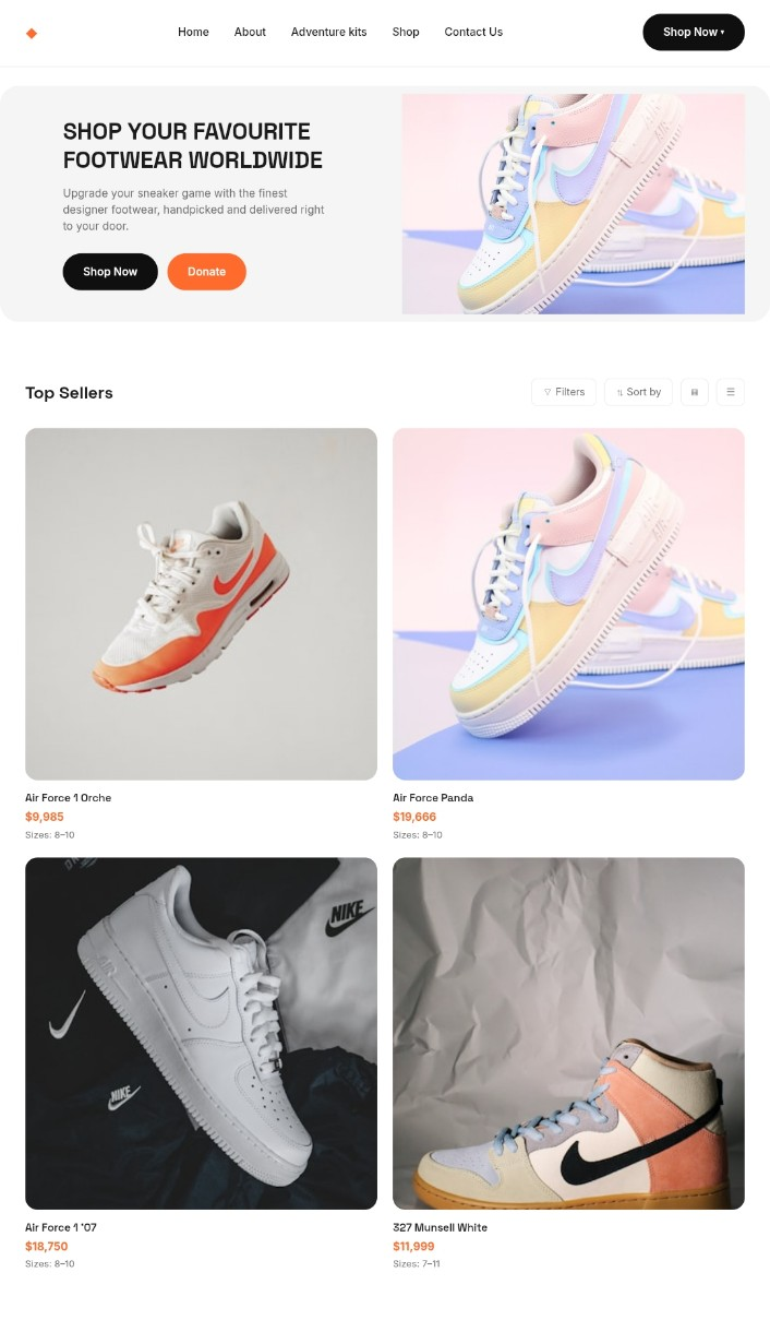 Shop Co website preview